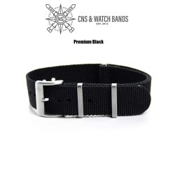 Premium Black Nylon Strap