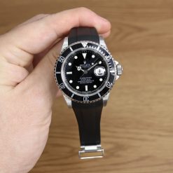 Rubber B Jet Black Curved End Rubber for Submariner 40mm (Non Ceramic) and Ceramic 40mm with Oyster Clasp - Image 10