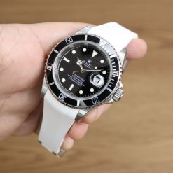 Rubber B Arctic White Curved End Rubber for Submariner 40mm (Non Ceramic) and Ceramic 40mm with Oyster Clasp - Image 3