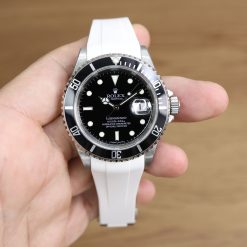 Rubber B Arctic White Curved End Rubber for Submariner 40mm (Non Ceramic) and Ceramic 40mm with Oyster Clasp - Image 6
