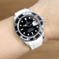 Rubber B Arctic White Curved End Rubber for Submariner 40mm (Non Ceramic) and Ceramic 40mm with Oyster Clasp - Image 9