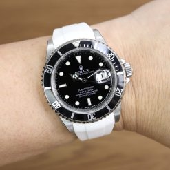 Rubber B Arctic White Curved End Rubber for Submariner 40mm (Non Ceramic) and Ceramic 40mm with Oyster Clasp - Image 11