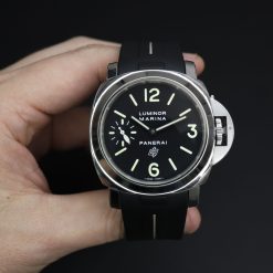Rubber B VulChromatic® Jet Black / Sahara Tan Rubber Strap for Panerai Luminor 44mm - Image 3