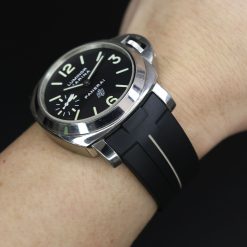 Rubber B VulChromatic® Jet Black / Sahara Tan Rubber Strap for Panerai Luminor 44mm - Image 14