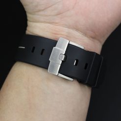Rubber B VulChromatic® Jet Black / Sahara Tan Rubber Strap for Panerai Luminor 44mm - Image 6