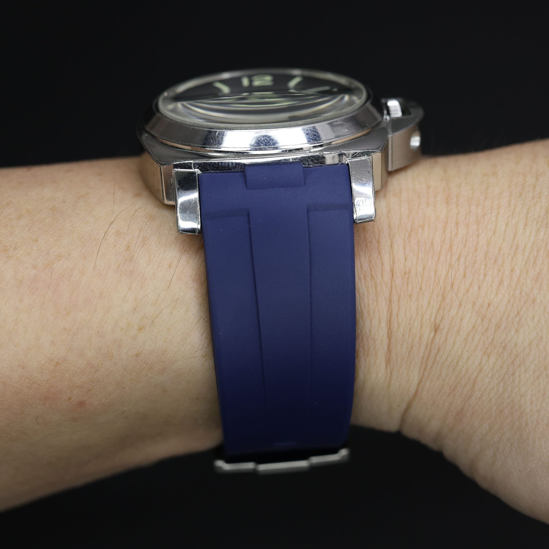 Rubber B Navy Blue Rubber Strap for Panerai Luminor 44mm - Image 8