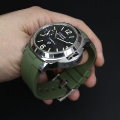 Rubber B Military Green Rubber Strap for Panerai Luminor 44mm - Image 10