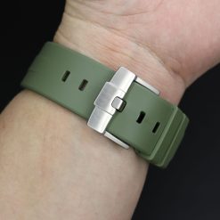 Rubber B Military Green Rubber Strap for Panerai Luminor 44mm - Image 5