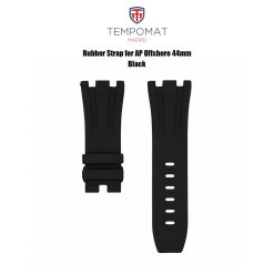 Black Rubber Strap for Audemars Piguet 44mm