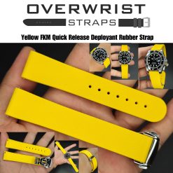 FKM Quick Release Deployant Rubber Strap 20mm - Image 10