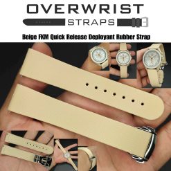 FKM Quick Release Deployant Rubber Strap 20mm - Image 11