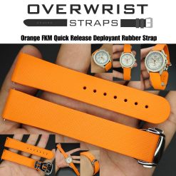 FKM Quick Release Deployant Rubber Strap 20mm - Image 12