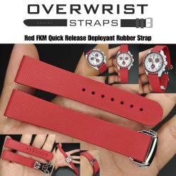 FKM Quick Release Deployant Rubber Strap 20mm - Image 8