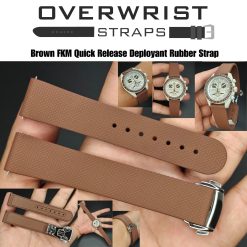 FKM Quick Release Deployant Rubber Strap 20mm - Image 7
