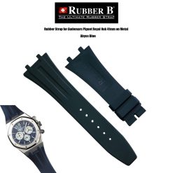 Rubber B Abyss Blue Rubber Strap for Audemars Piguet Royal Oak 41mm on Metal (Chrono and Non-Chrono)
