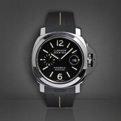 Rubber B VulChromatic® Jet Black / Sahara Tan Rubber Strap for Panerai Luminor 44mm - Image 8