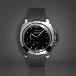 Rubber B Jet Black Rubber Strap for Panerai Luminor 1950 44mm (Type I) - Image 4