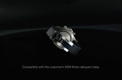 Rubber B VulChromatic® Jet Black VC Satin Black Curved End Rubber for Rolex Daytona 2023-Present and 126500LN - Image 5