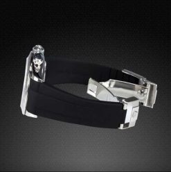 Rubber B VulChromatic® Jet Black VC Satin Black Curved End Rubber for Rolex Daytona 2023-Present and 126500LN - Image 4
