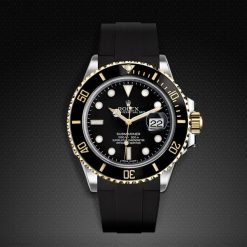 Rubber B Jet Black Curved End Rubber for Submariner 40mm (Non Ceramic) and Ceramic 40mm with Oyster Clasp - Image 14