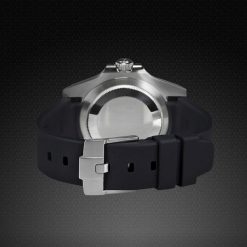 Rubber B Jet Black Rubber Strap for Rolex Yachtmaster 40mm Tang Buckle - Image 4