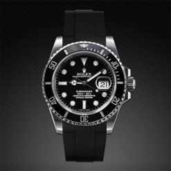 Rubber B Jet Black Curved End Rubber for Submariner 40mm (Non Ceramic) and Ceramic 40mm with Oyster Clasp - Image 13