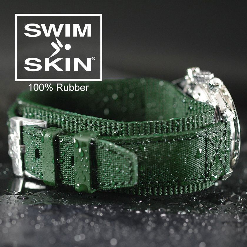 Pine Green Full Rubber Combat Strap Cuff Series - Image 3