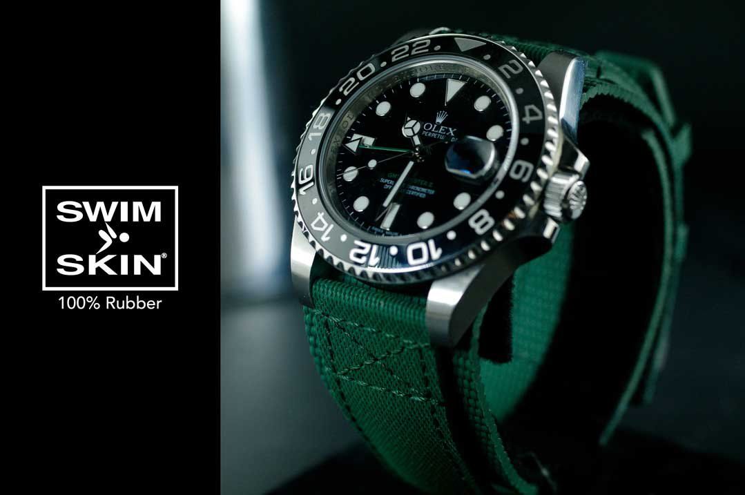 Pine Green Full Rubber Combat Strap Cuff Series - Image 5