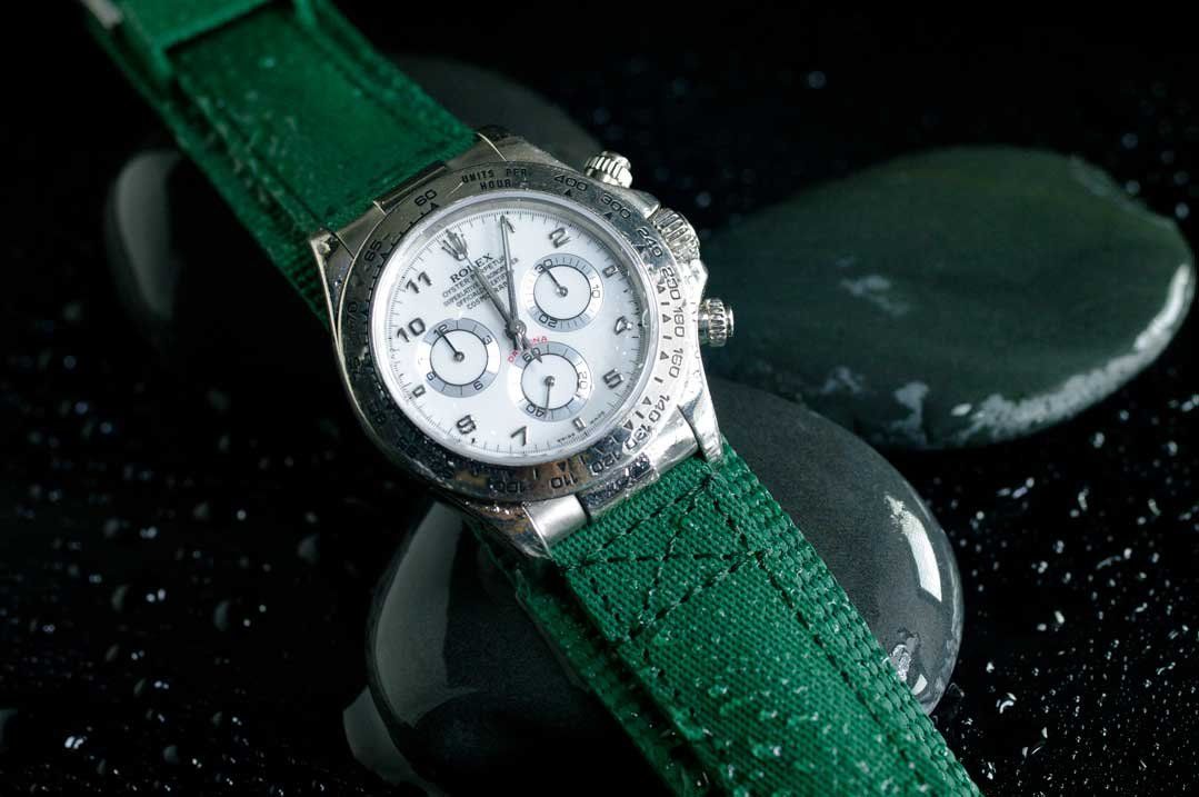 Pine Green Full Rubber Combat Strap Cuff Series - Image 6