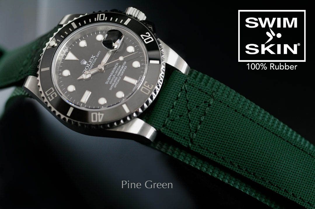 Pine Green Full Rubber Combat Strap Cuff Series - Image 4