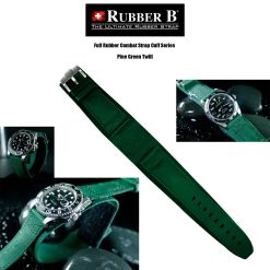 Pine Green Full Rubber Combat Strap Cuff Series
