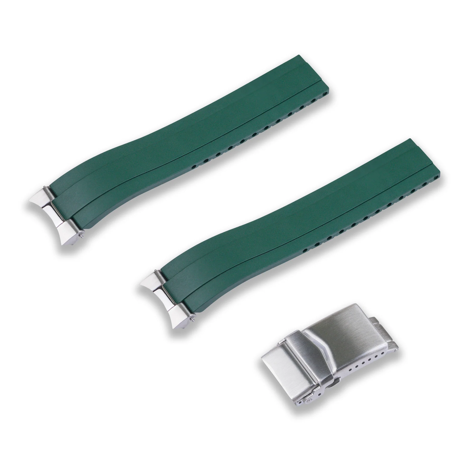 FKM RUBBER STRAP WITH END LINKS FOR HAMILTON KHAKI FIELD (MX03-733) - Image 6