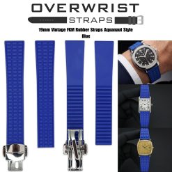 19mm Vintage FKM Rubber Strap Aquanaut Style - Image 8